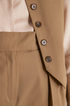 Carlotta Plain Cardigan - Leaf