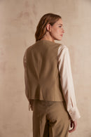 Gilet Carlotta - Feuille