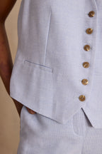Gilet Siméon Uni - Bleu Ciel
