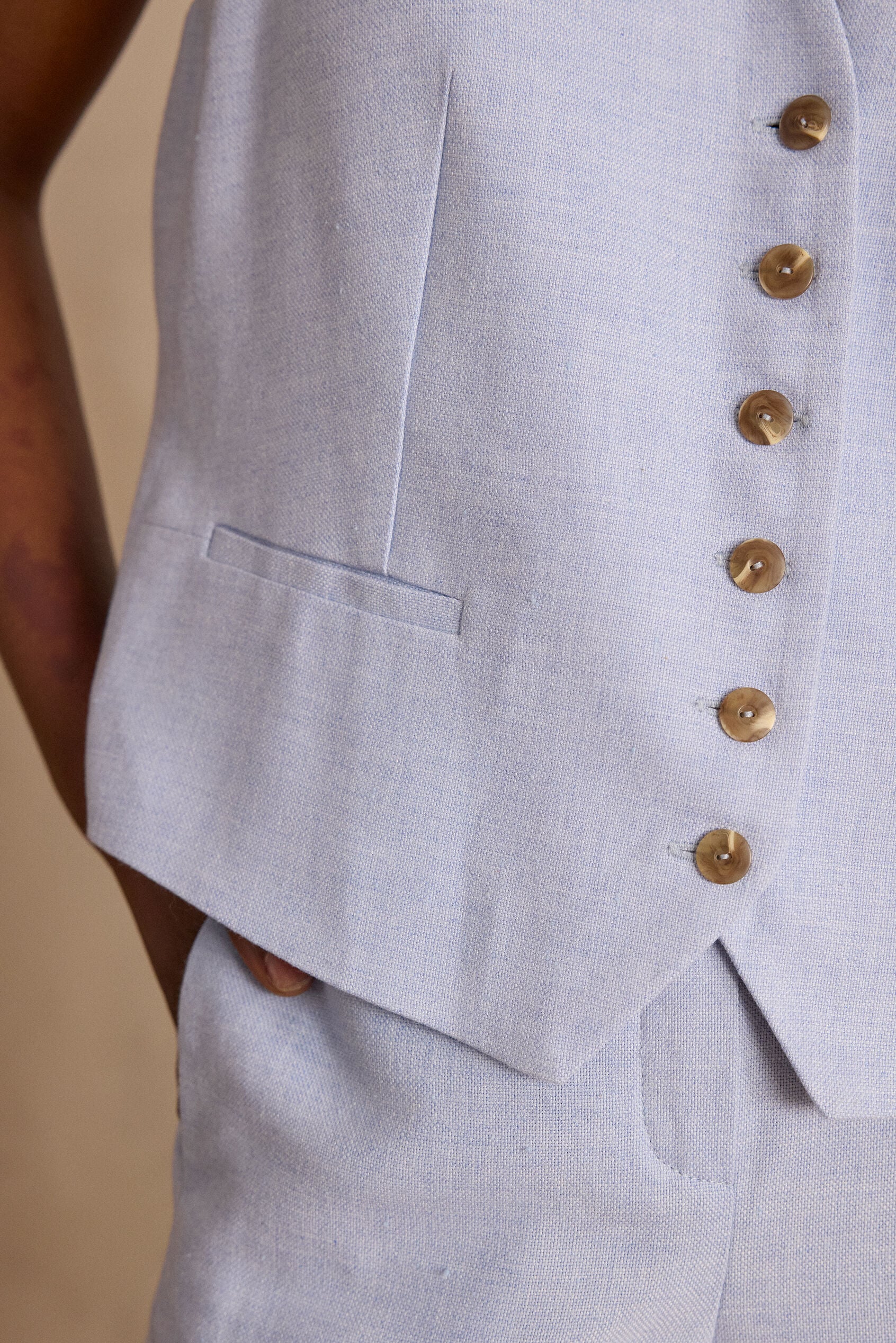 Gilet Siméon Uni - Bleu Ciel