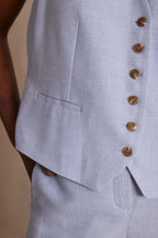Gilet Siméon Uni - Bleu Ciel