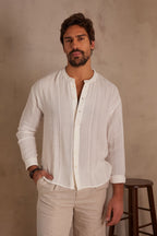 Jack/Ie Jacquard Blouse - Ecru
