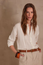 Jack/Ie Jacquard Blouse - Ecru