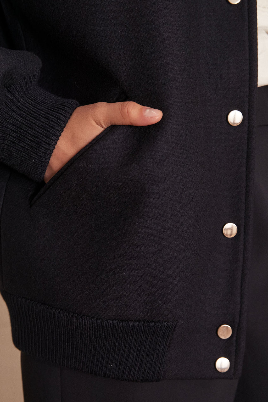 Kim Bomber Jacket - Navy