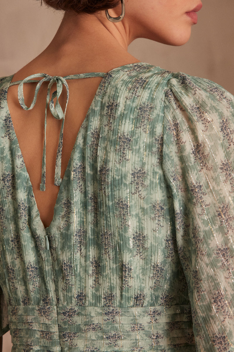 Robe Noura - Menthe