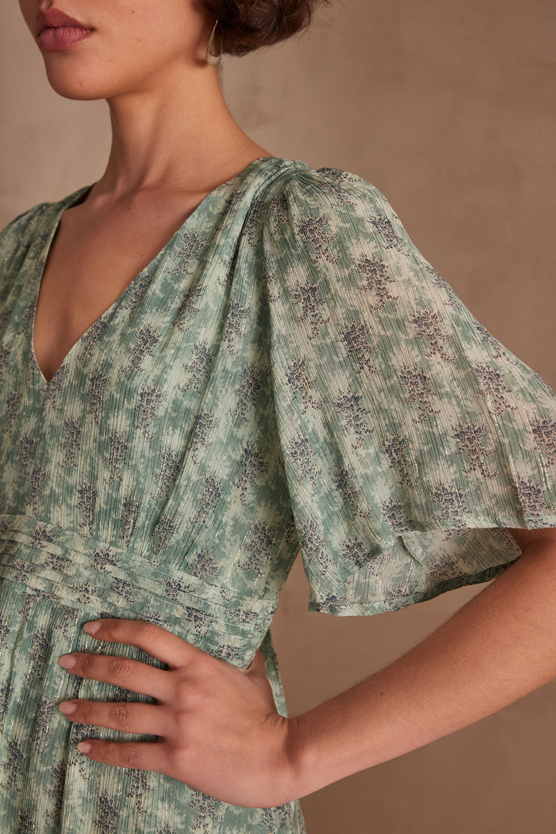 Robe Noura - Menthe