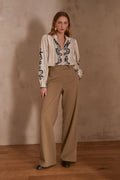 Pantalon Layla Uni - Feuille