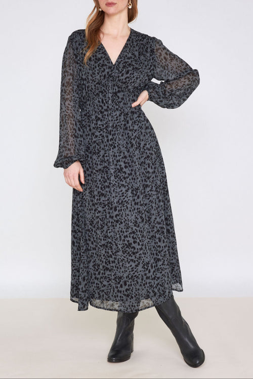 Leo Dress - Mouse Gray
