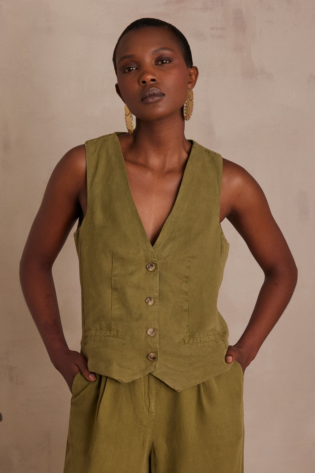 Cassandre Cardigan - Sage