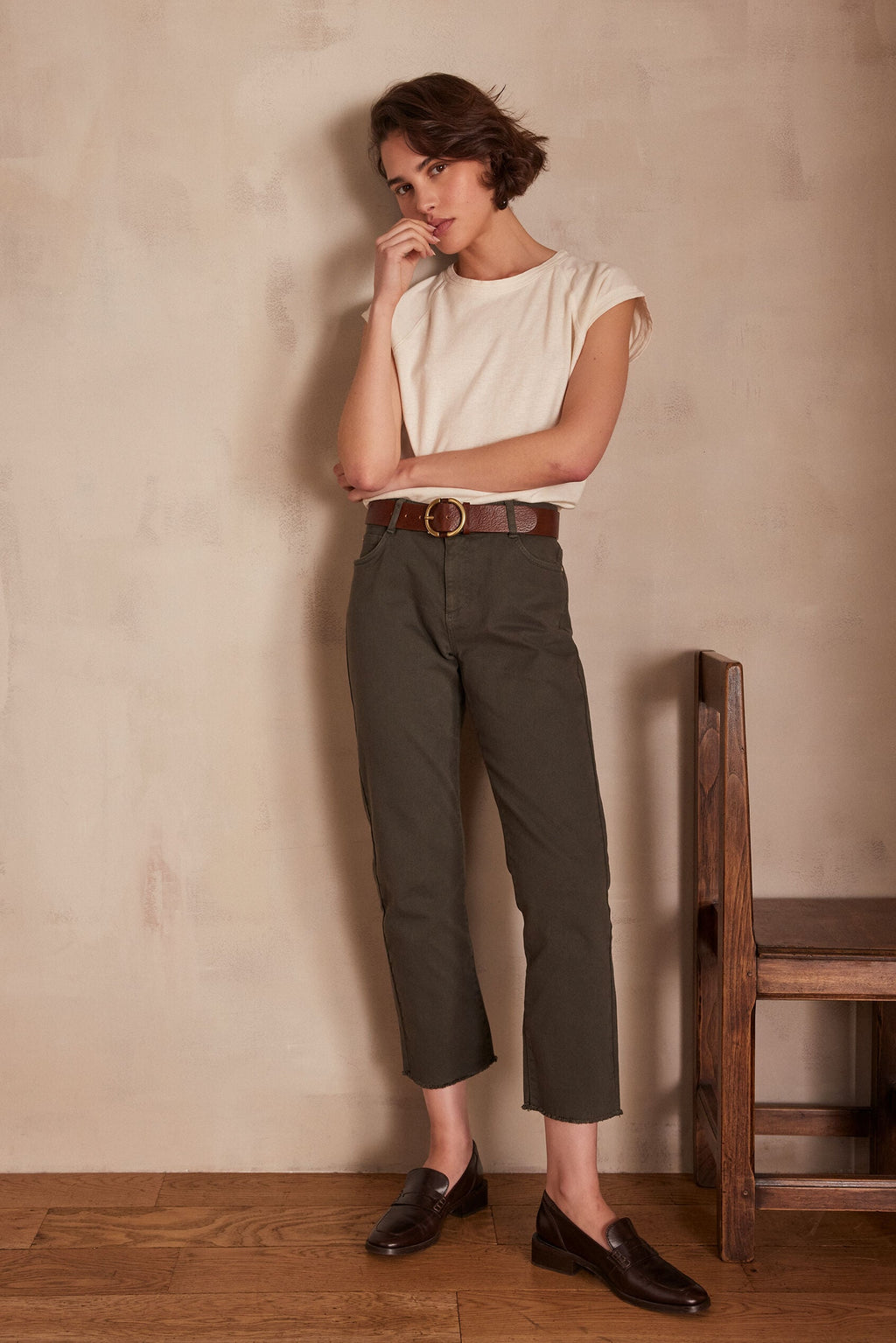 Pantalon Patience Surteint - Kaki