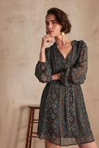Flou Lindy Printed - Black