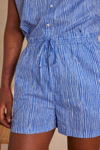 Matisse Striped Shorts - Blue