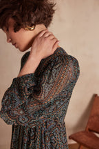 Flowing Liviana Print - Black