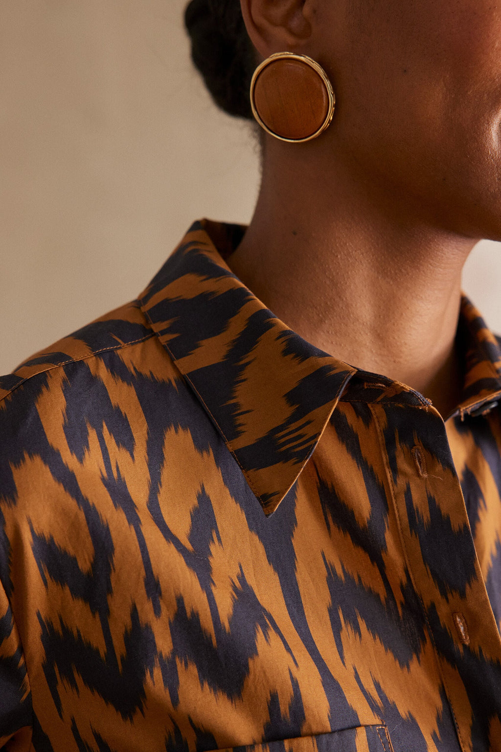 Loose Lisea Printed - Caramel