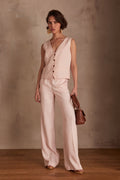 Plain Layla Trousers - Primerose