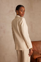 Florine Plain Jacket - Cream