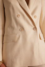Florine Plain Jacket - Cream
