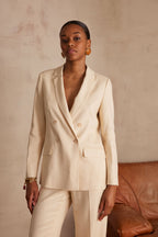 Florine Plain Jacket - Cream