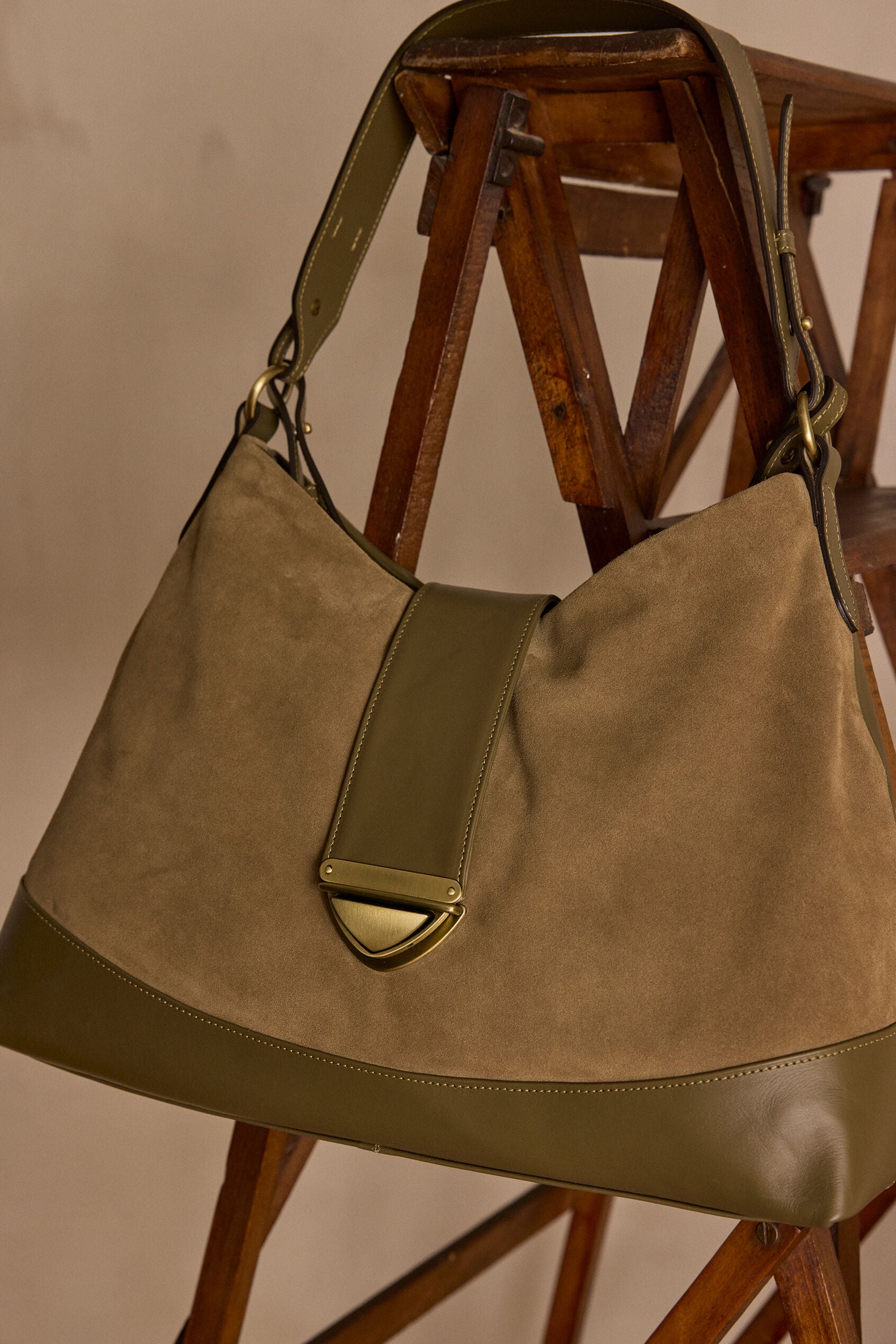 Gaston XL Tote Bag - Khaki