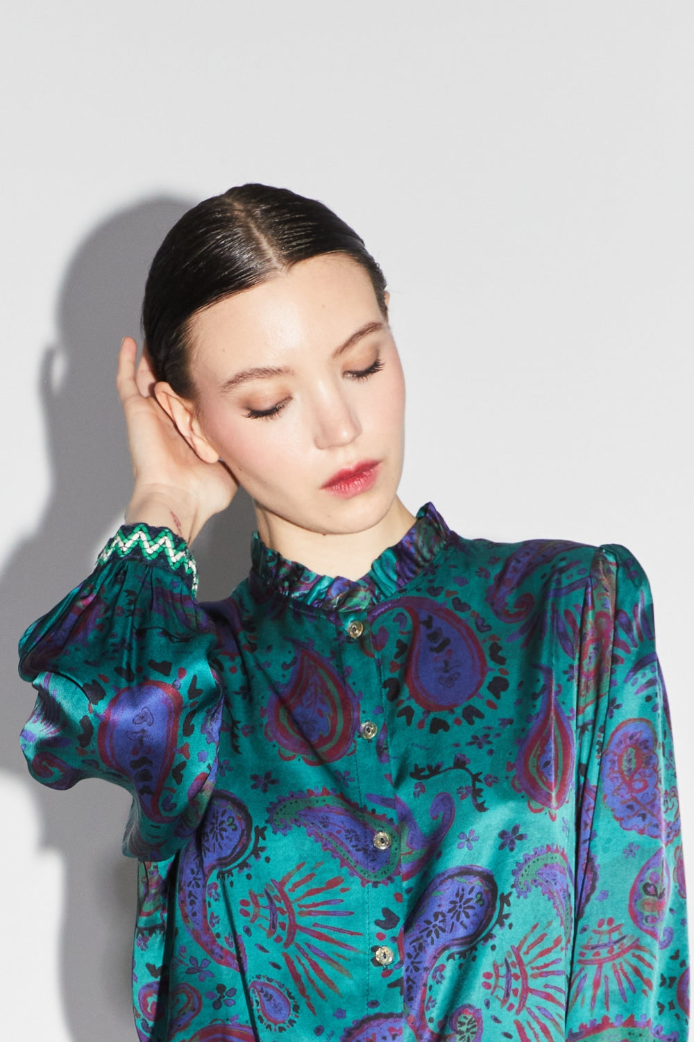 La camisa Darline Magic Paisley verde