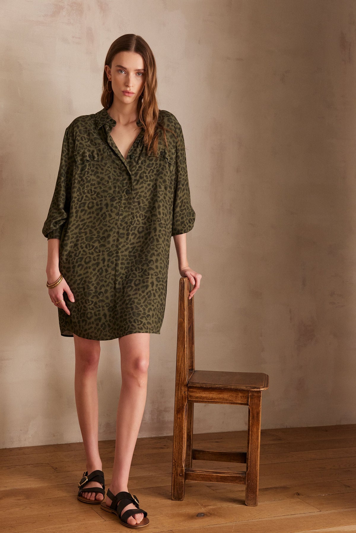 Flou Marline Printed - Khaki