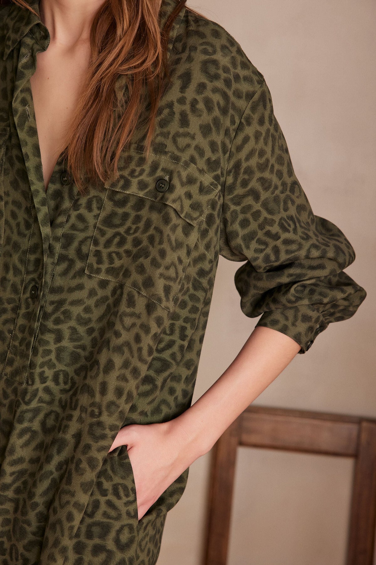 Flou Marline Printed - Khaki