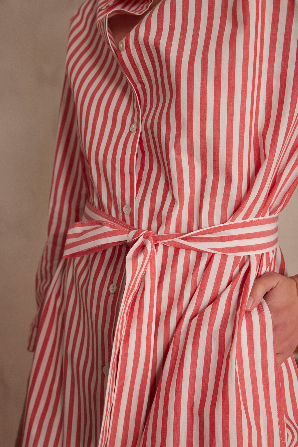 Flou Lois Striped - Red