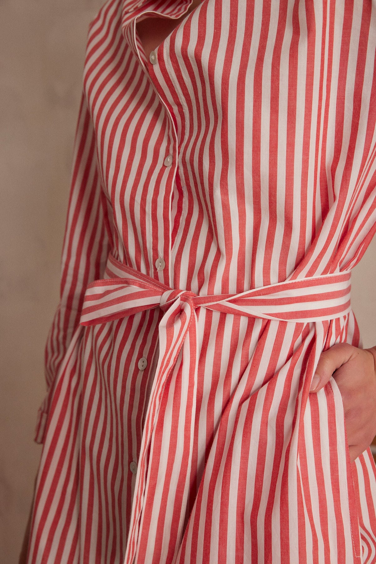 Flou Lois Striped - Red