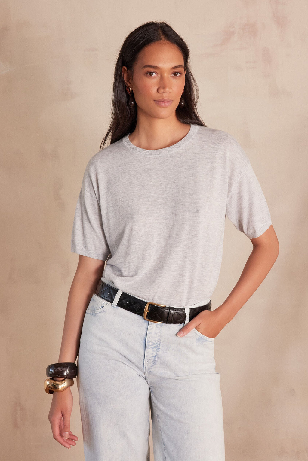 Benson Jumper - Pale Grey