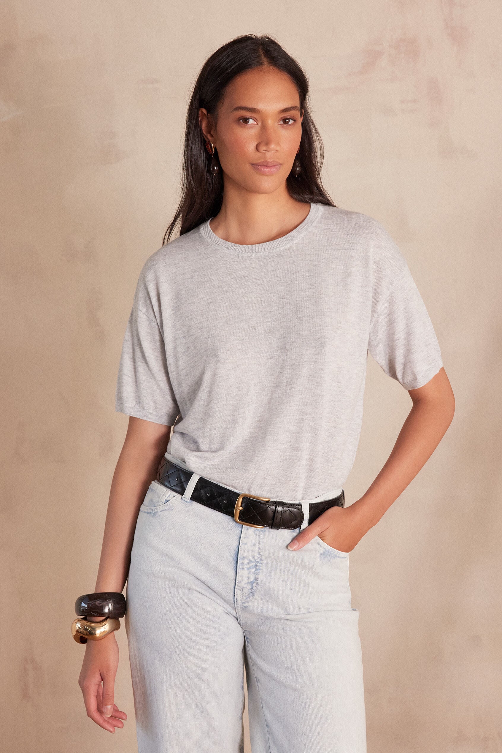 Benson Jumper - Pale Grey