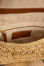 Small Gaston Mini Straw Bag - Natural