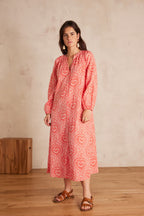 Flou Romana Printed - Orange