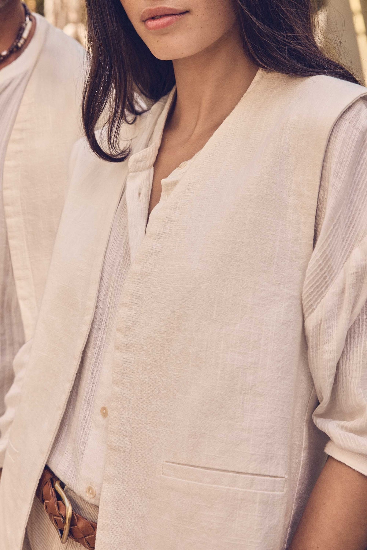 Chelby Plain Cardigan - Ecru
