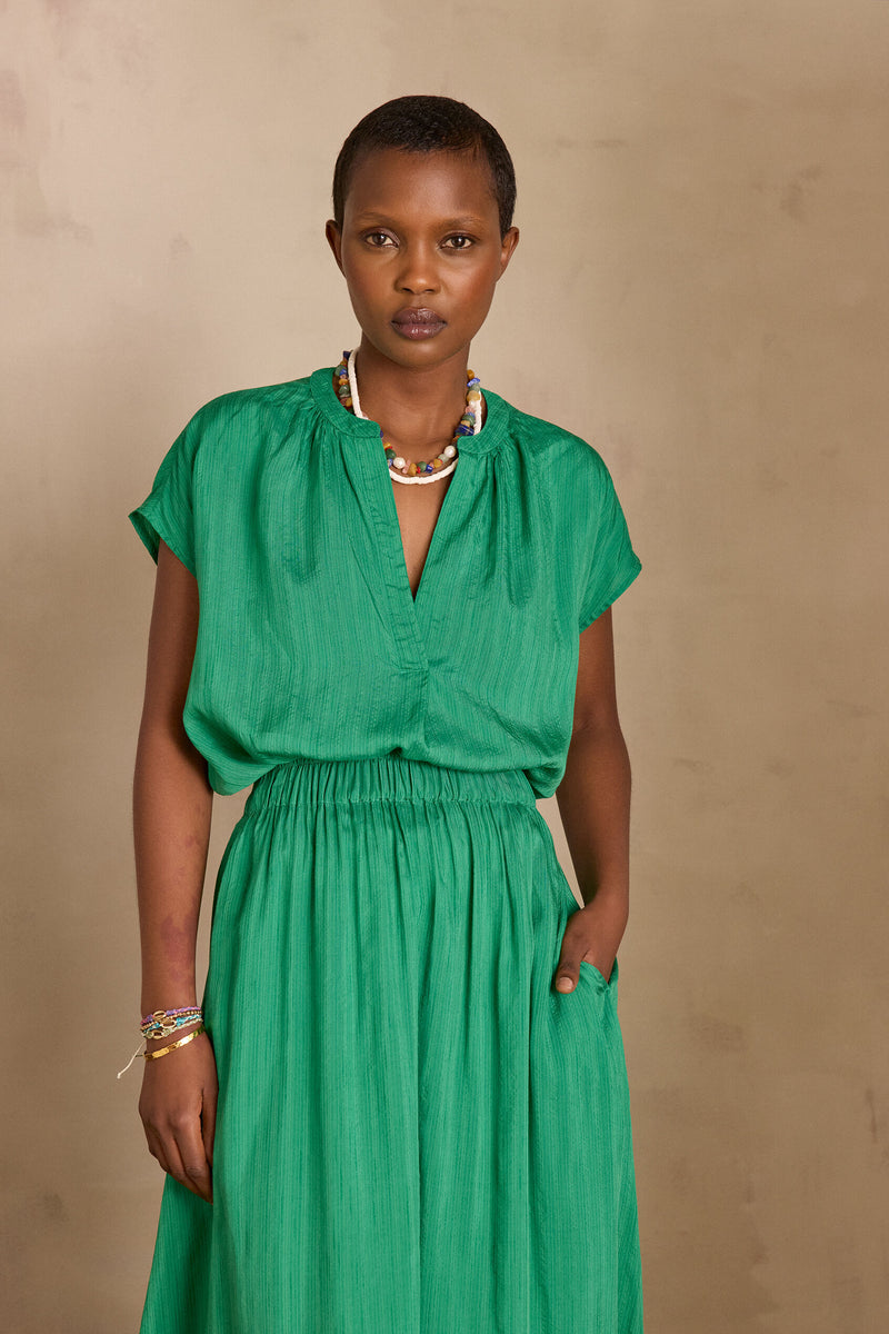 Blouse Phanie - Vert Anglais