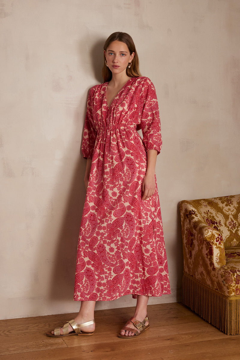 Robe Lorenza - Fuchsia Clair