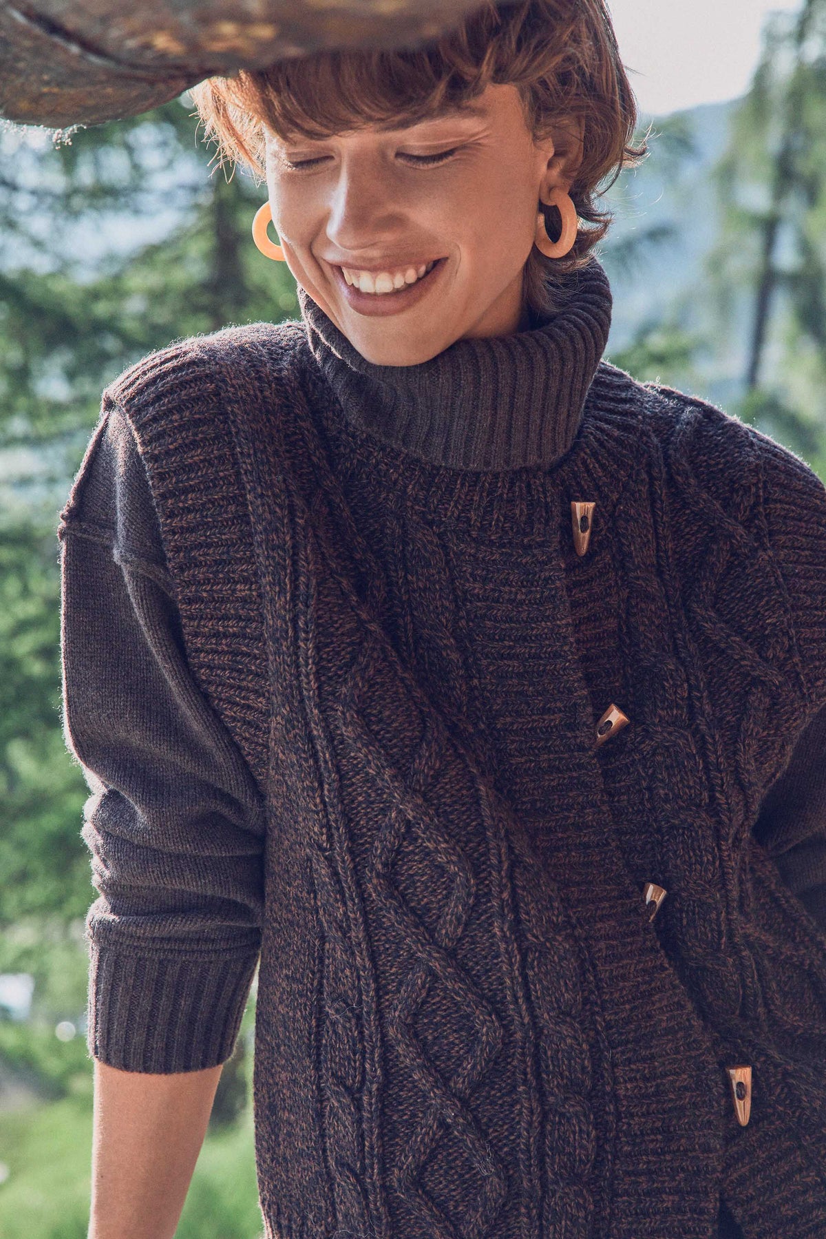 Pull Barney - Marron Foncé