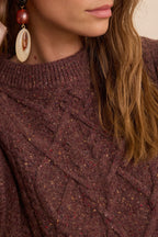 Balkis Jumper - Aubergine