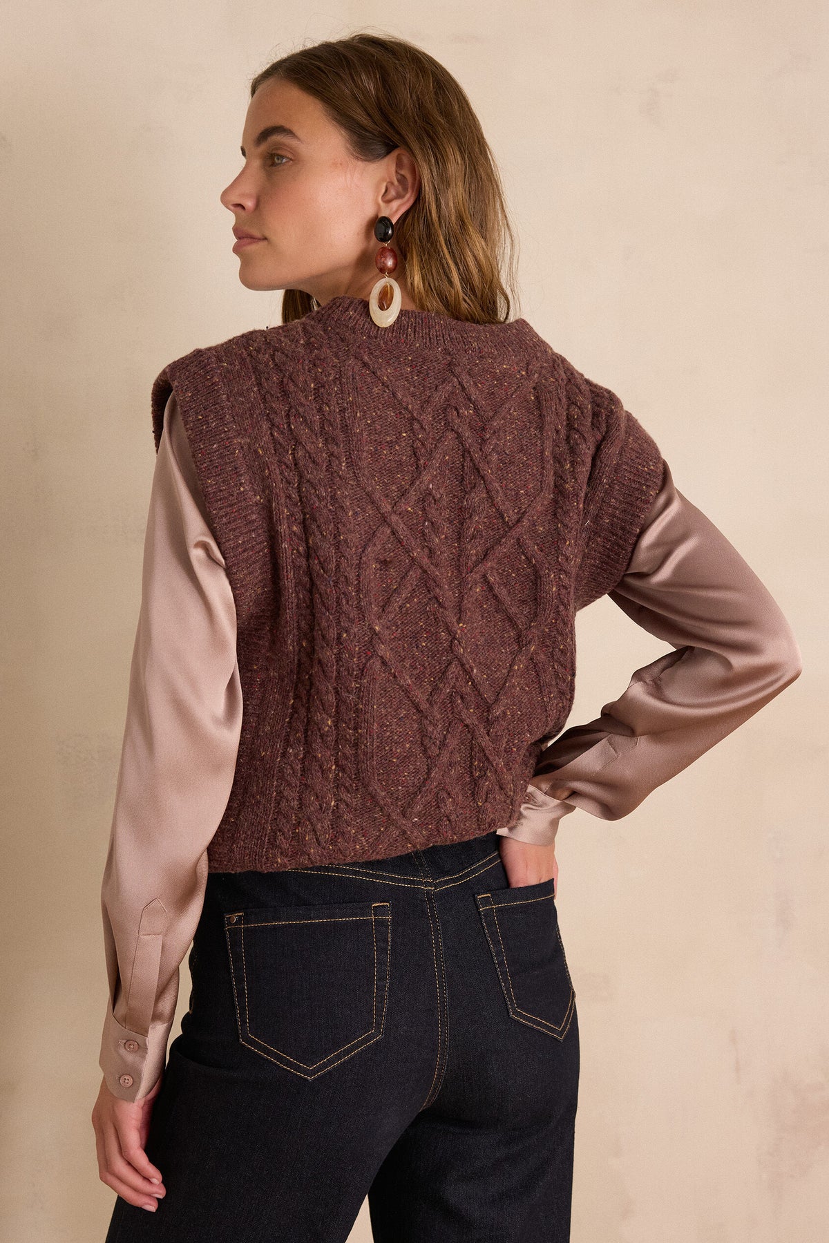 Balkis Jumper - Aubergine