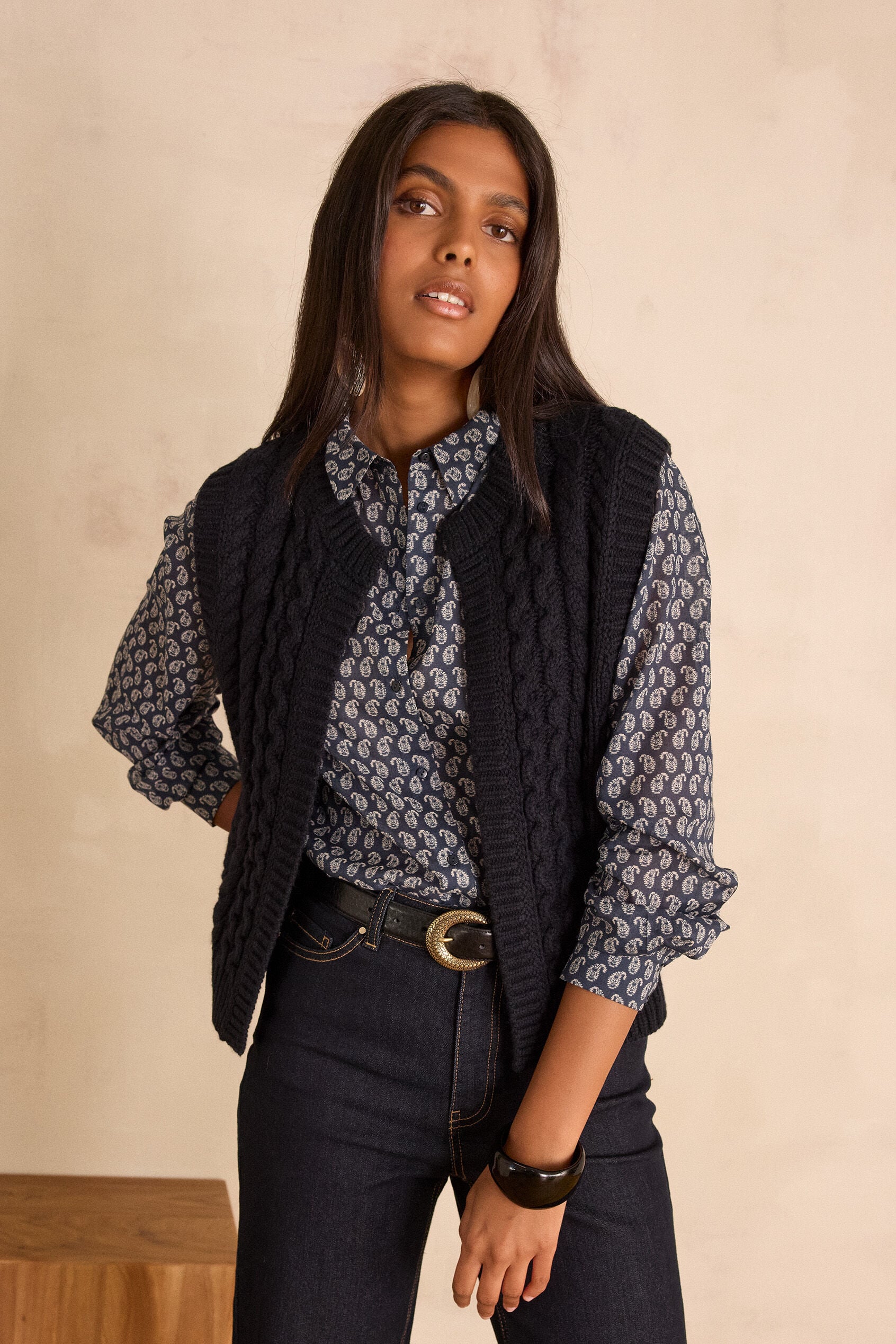 Bixente Cardigan - Navy