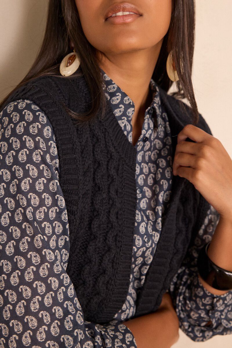 Bixente Cardigan - Navy