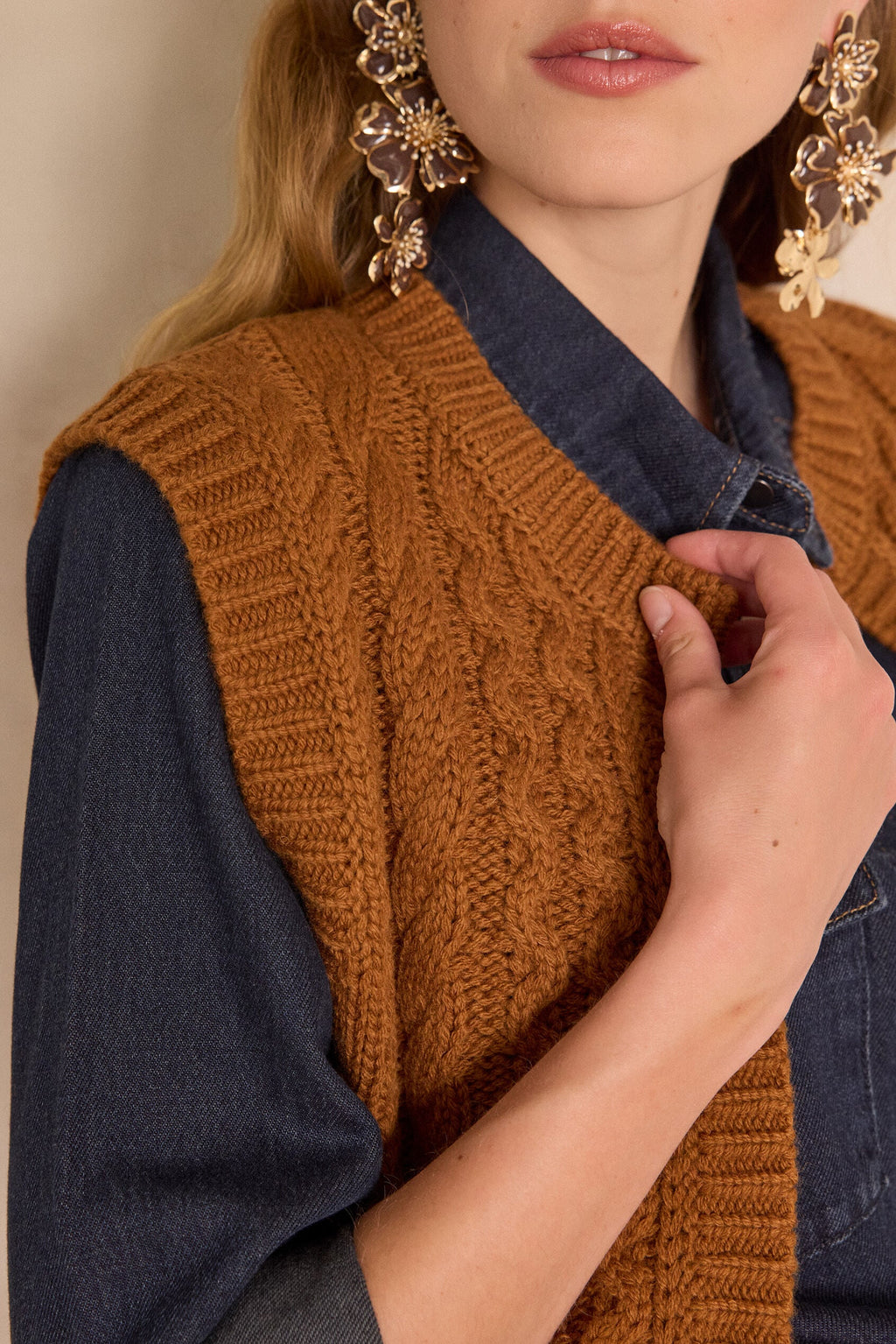 Bixente Cardigan - Cinnamon