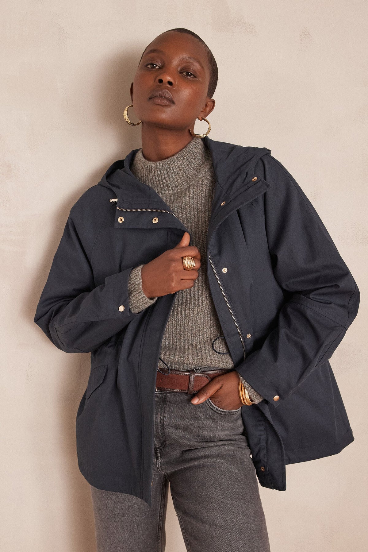 Annette Parka - Mouse Grey