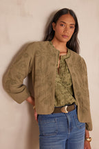 Veste Pamina Brodé - Kaki