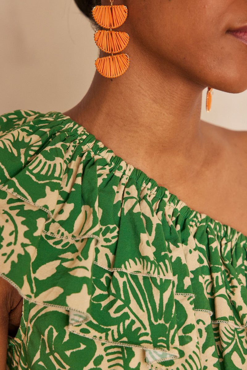 Robe Linette - Vert Anglais