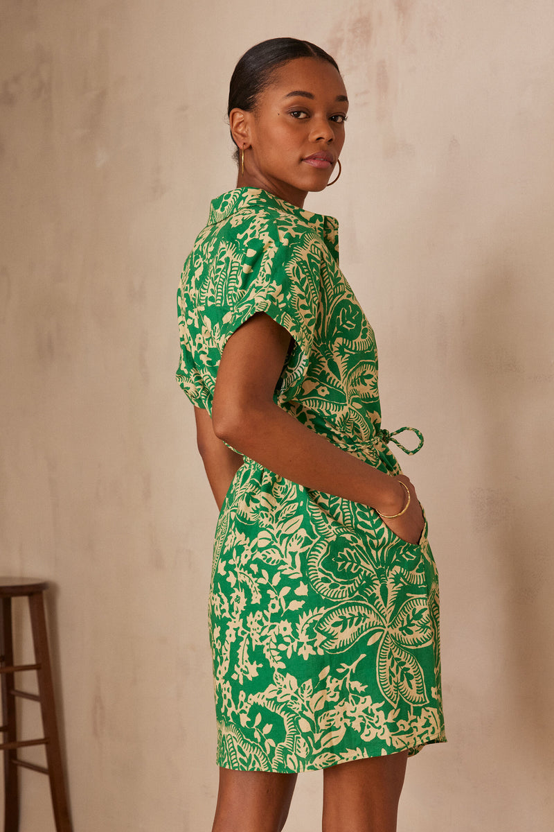 Robe Louisiana - Vert Anglais