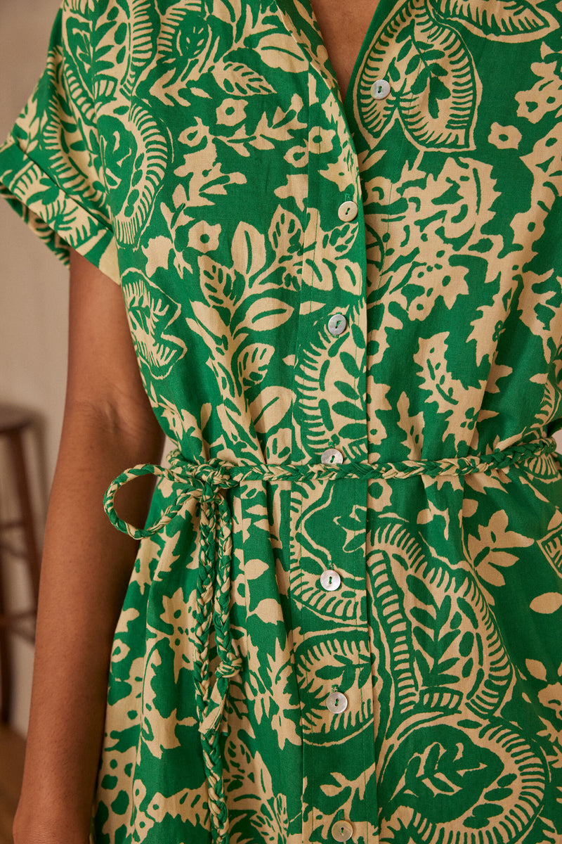 Robe Louisiana - Vert Anglais