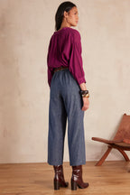Pantalon Berthie Bis Uni - Délavé Clair