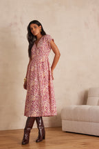 Flou Rêve Imprimé - Dark Fuchsia