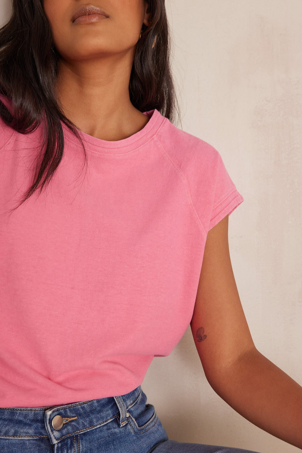Aura T-shirt - Redcurrant