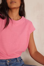 Aura T-shirt - Redcurrant